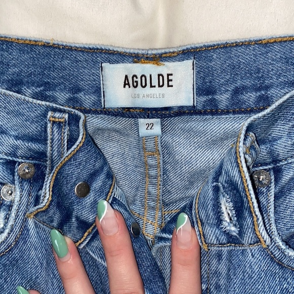 AGOLDE 90s mid rise loose fit size 22 - Picture 7 of 8